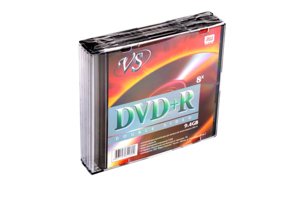 Канцоптторг. Диск DVD+R 9.4 GB 8x Double Sided (Bulk-50). DVD-R 9.4GB двухсторонний.